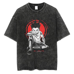 Nysekai "Gon Freecss" Hunter x Hunter Vintage Washed Oversized T-Shirt