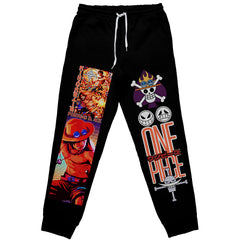 Portgas D. Ace V2 One Piece Streetwear Sweatpants