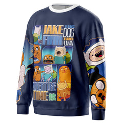 Jake the Dog and Finn the Human Adventure Time Streetwear Sweatshirt