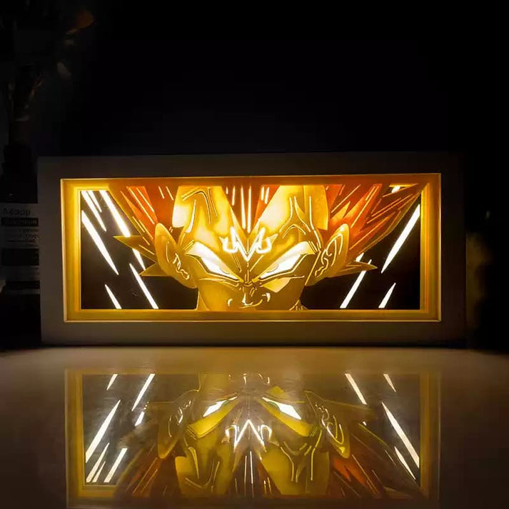 Nysekai "Super Saiyan Rage Vegeta" Dragon Ball Super Anime Light Box USB cable