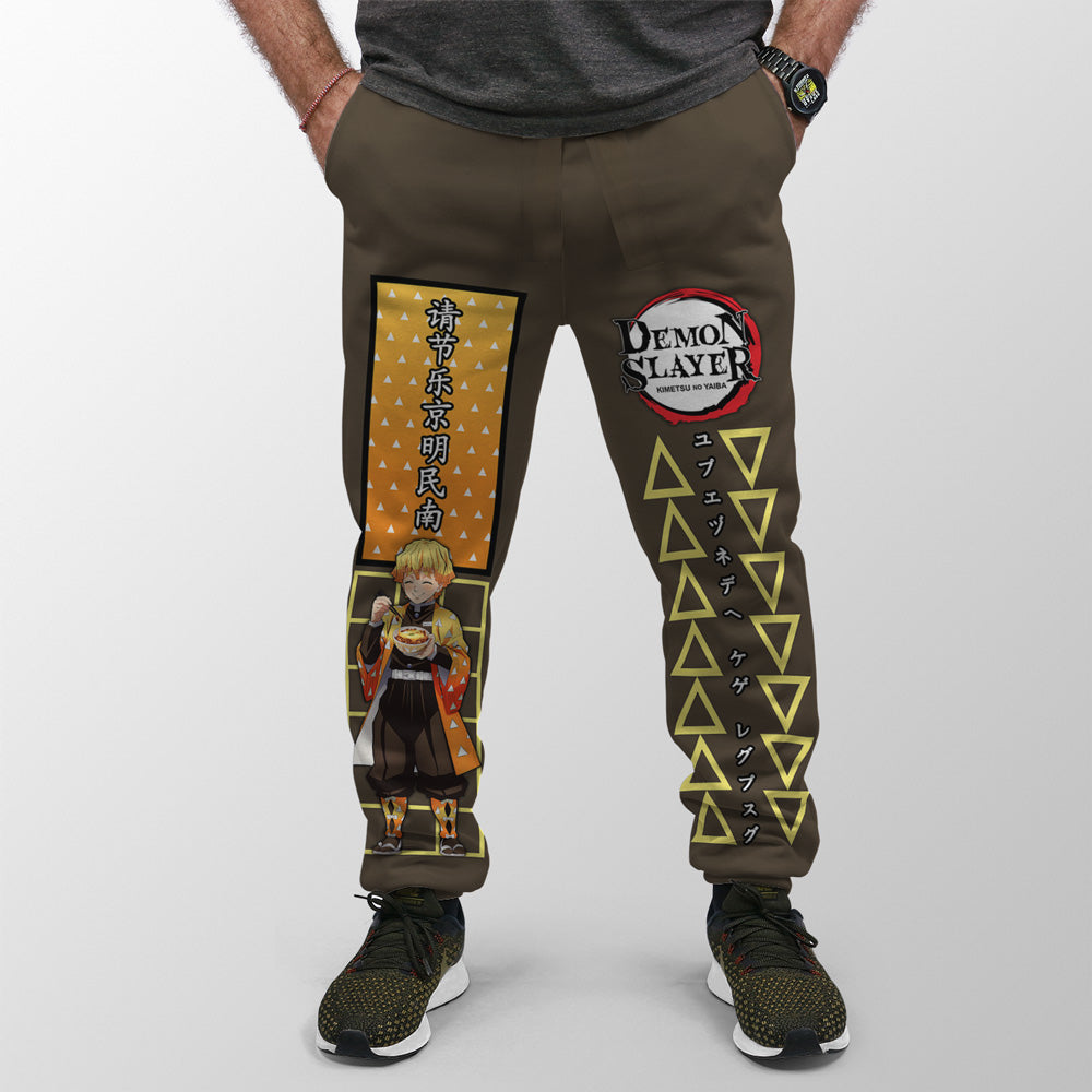 Zenitsu Agatsuma Demon Slayer Streetwear Sweatpants