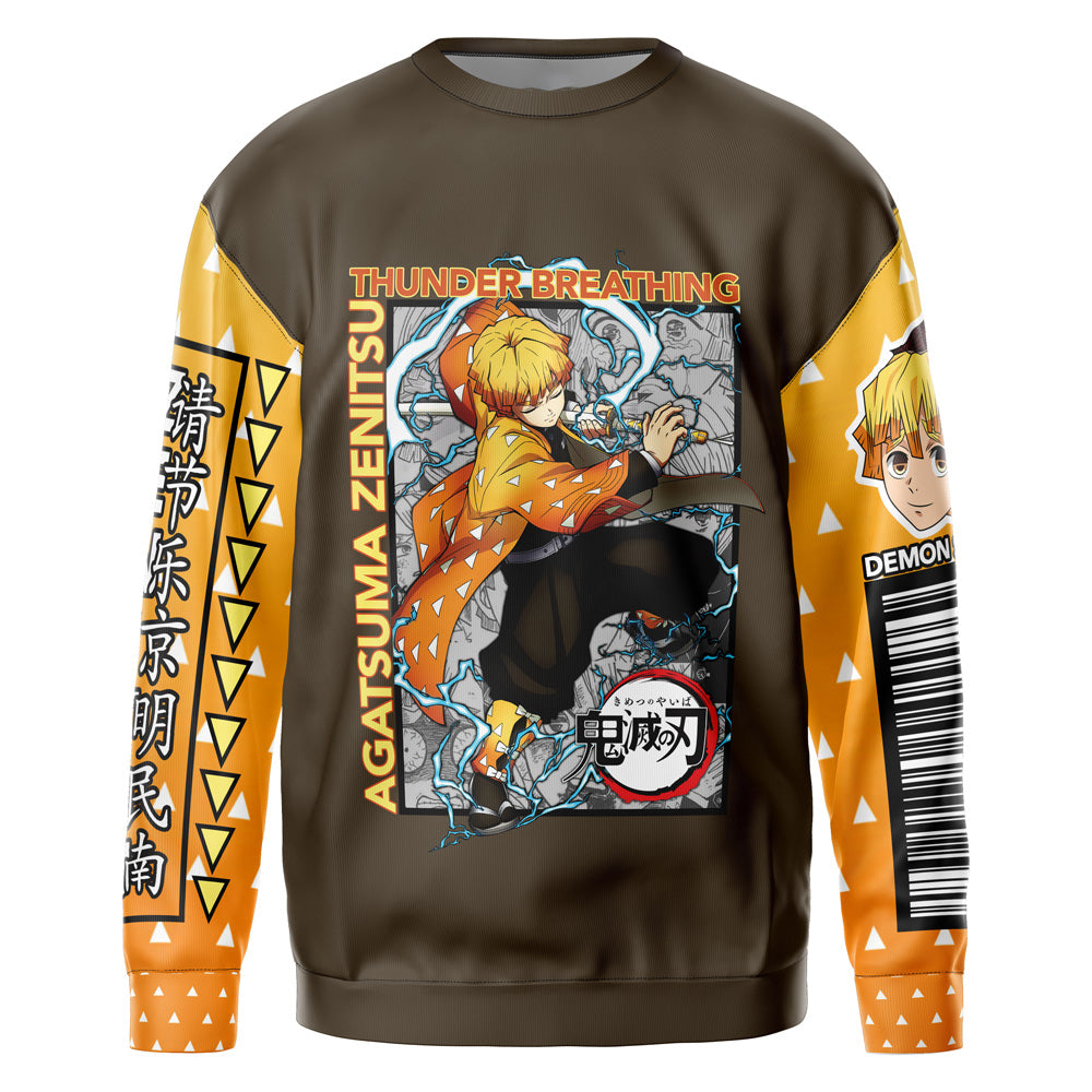 Zenitsu Agatsuma Demon Slayer" Streetwear Sweatshirt