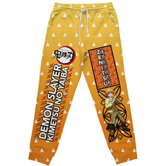 Zenitsu Agatsuma Haori Demon Slayer" Streetwear Sweatpants