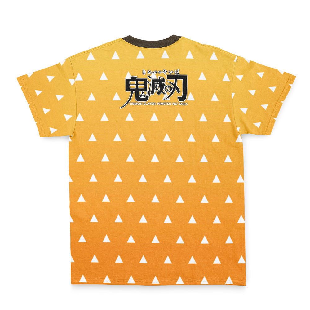 Agatsuma Zenitsu Haori Demon Slayer Streetwear T-Shirt