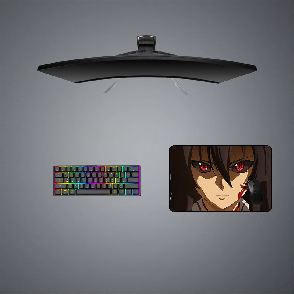 Akame Eyes Design M-XXL Size Gaming Mouse Pad, Computer Desk Mat