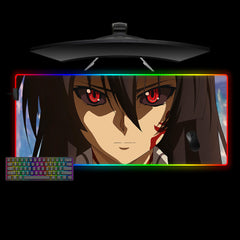 Akame Eyes Design M-XXL Size RGB Gaming Mouse Pad, Computer Desk Mat