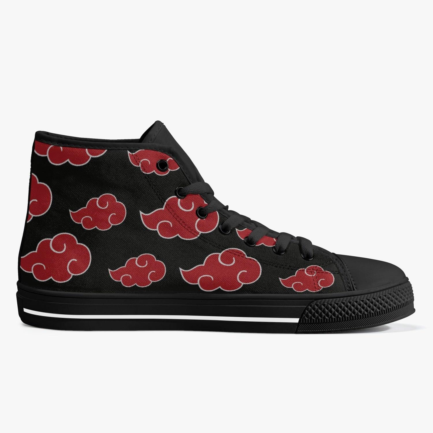 Akatsuki Naruto Classic High Top Canvas Shoes