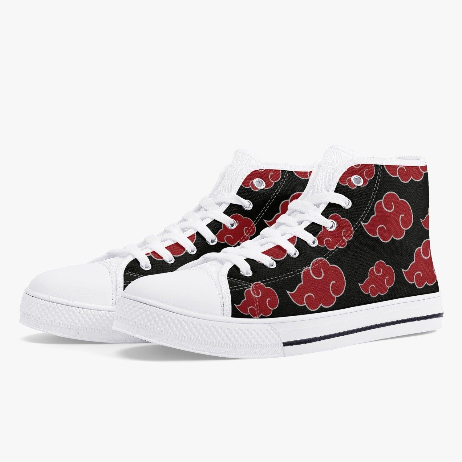 Akatsuki Naruto Classic High Top Canvas Shoes