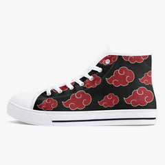 Akatsuki Naruto Classic High Top Canvas Shoes