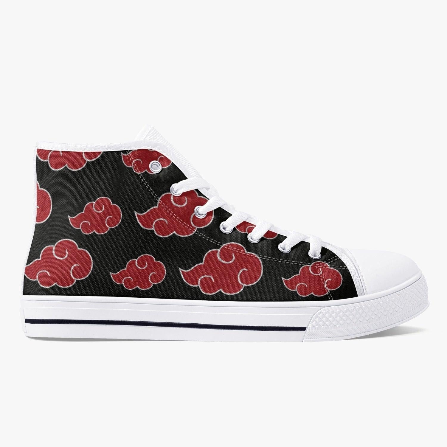 Akatsuki Naruto Classic High Top Canvas Shoes