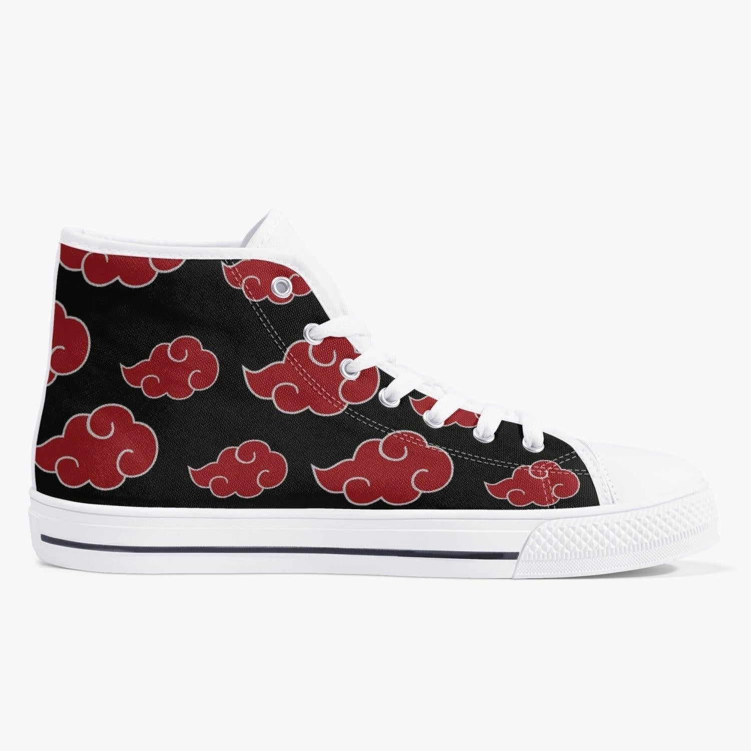 Akatsuki Naruto Classic High Top Canvas Shoes