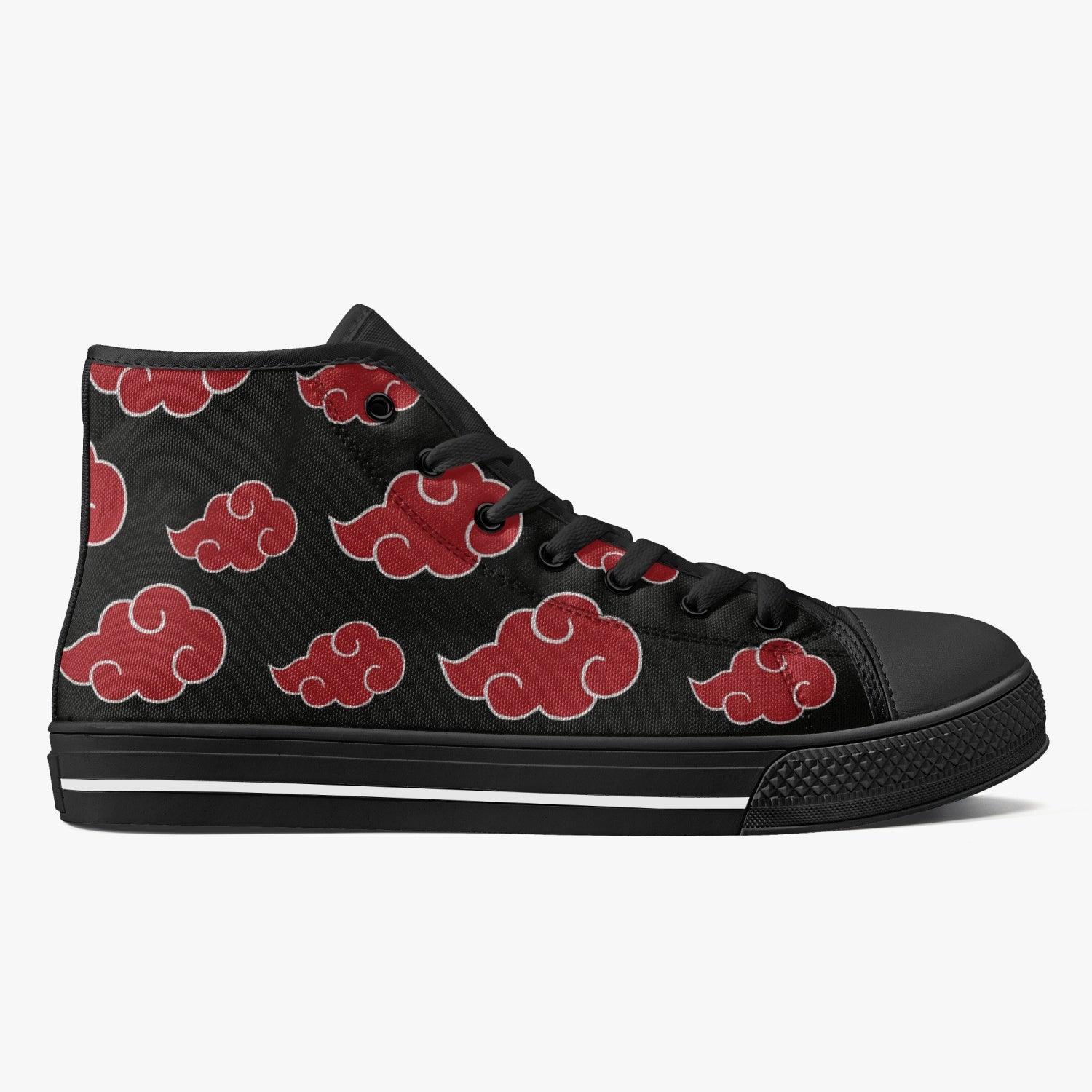 Akatsuki Naruto Classic High Top Canvas Shoes