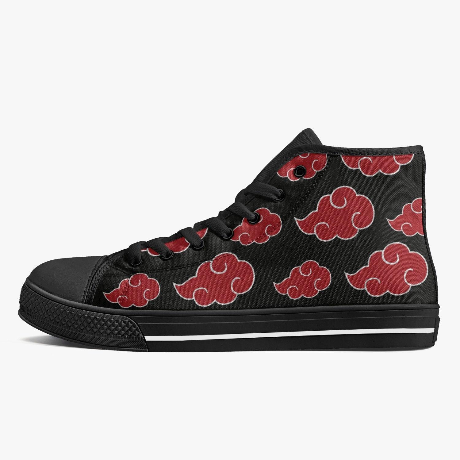 Akatsuki Naruto Classic High Top Canvas Shoes