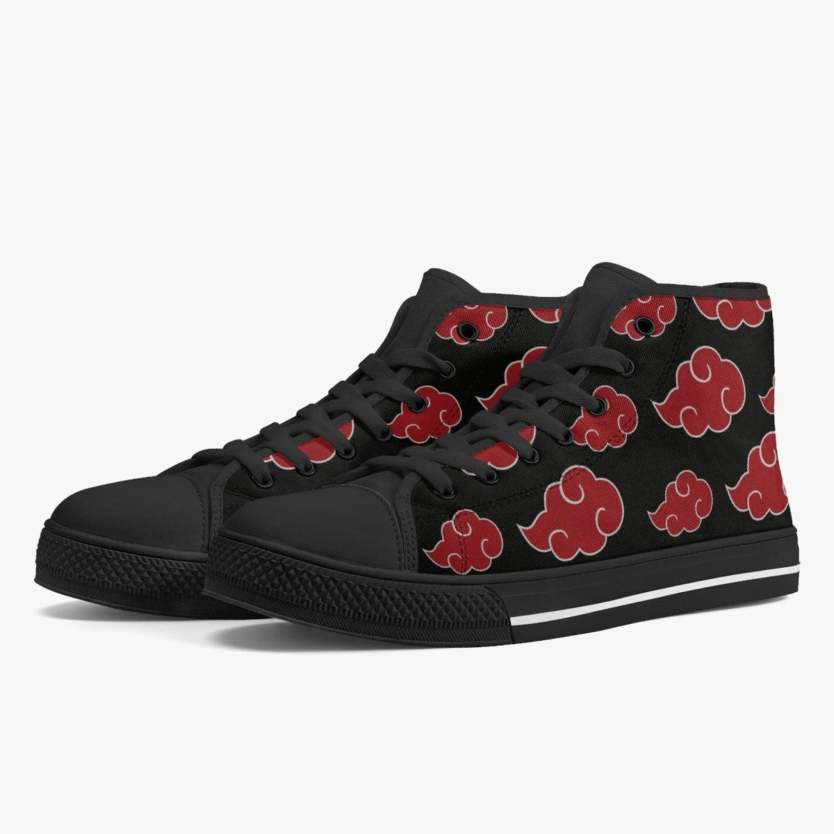 Akatsuki Naruto Classic High Top Canvas Shoes