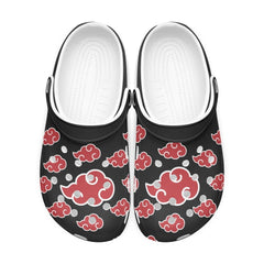 Akatsuki Naruto Custom Clogs