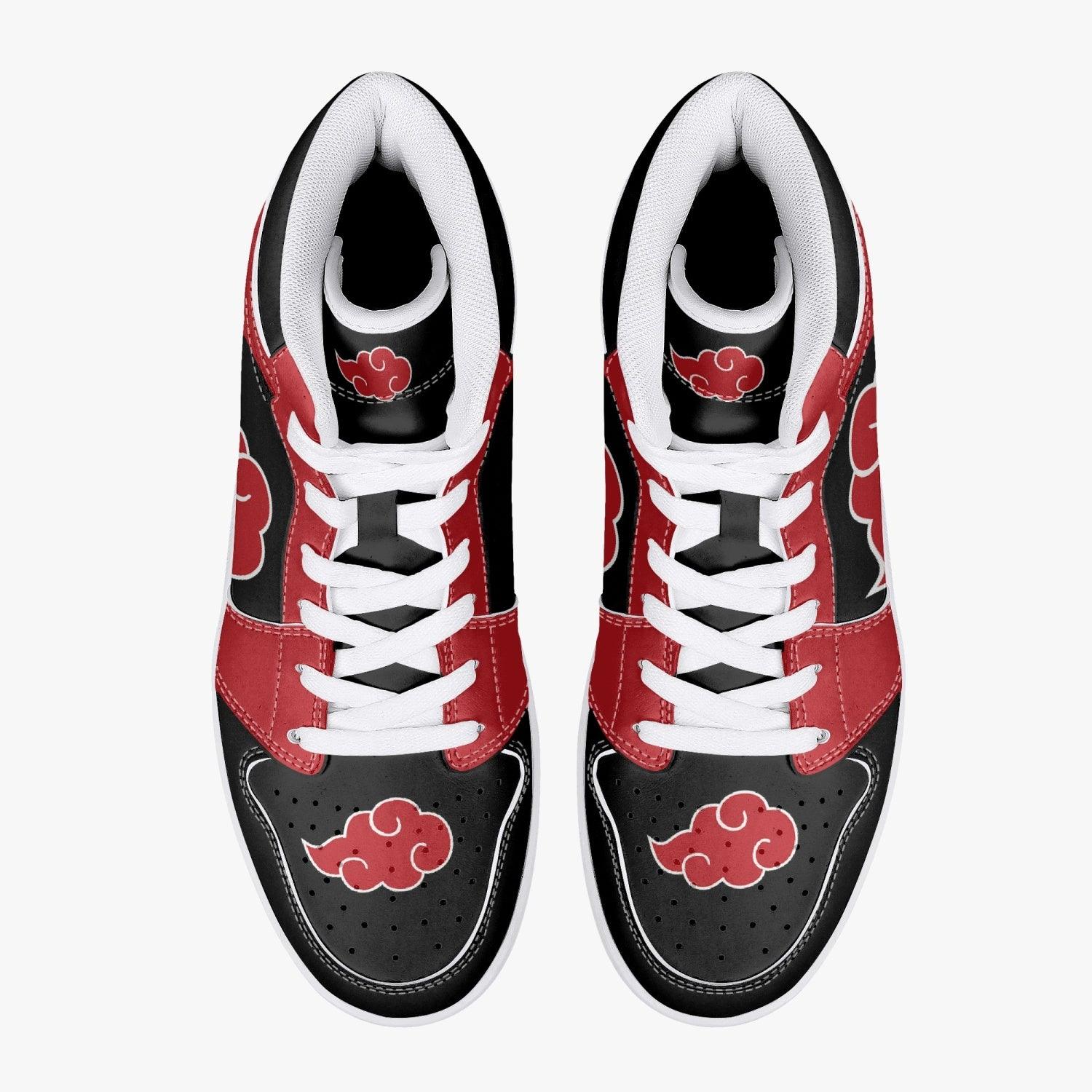 Akatsuki Naruto Custom Mid 1 Basketball Shoes