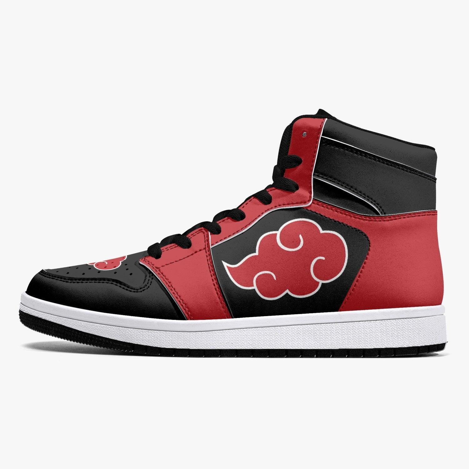 Akatsuki Naruto Custom Mid 1 Basketball Shoes