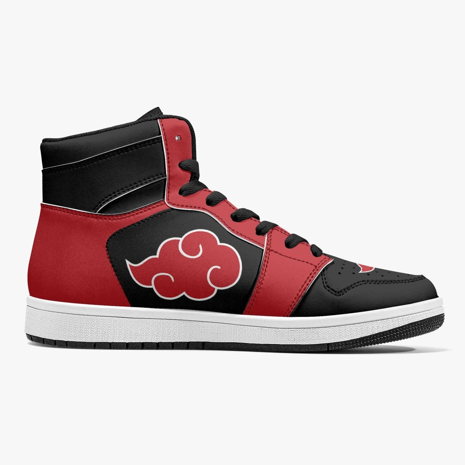 Akatsuki Naruto Custom Mid 1 Basketball Shoes