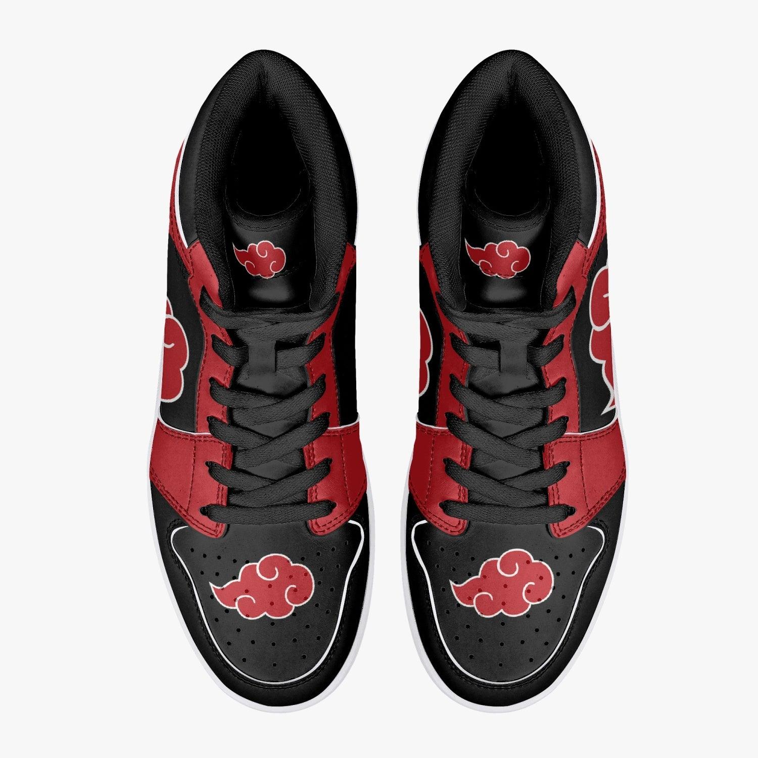 Akatsuki Naruto Custom Mid 1 Basketball Shoes