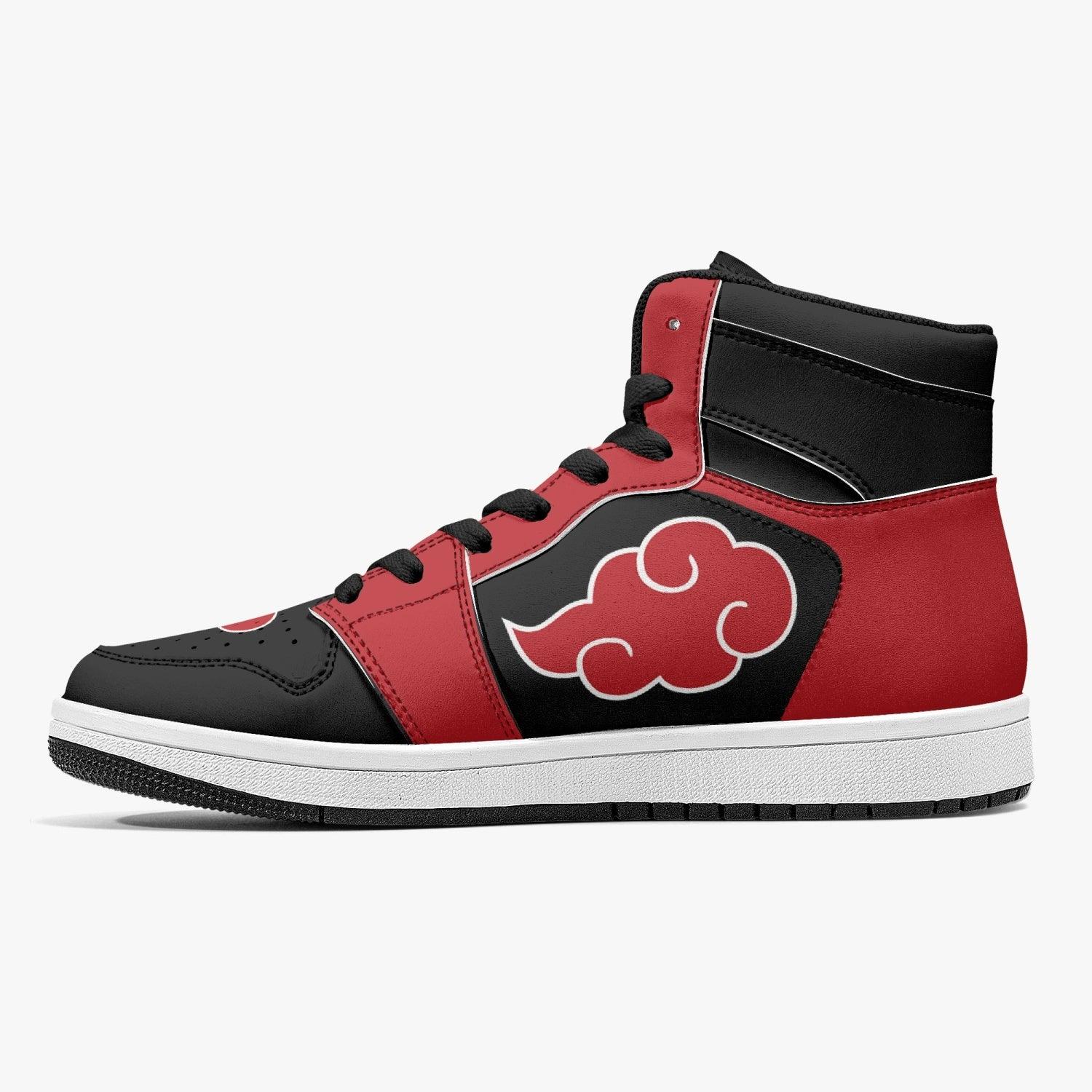 Akatsuki Naruto Custom Mid 1 Basketball Shoes