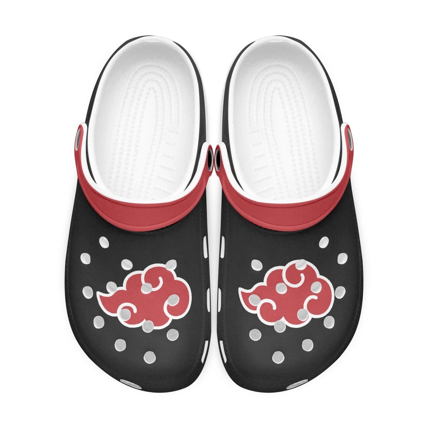 Akatsuki Naruto Single Cloud Custom Clogs