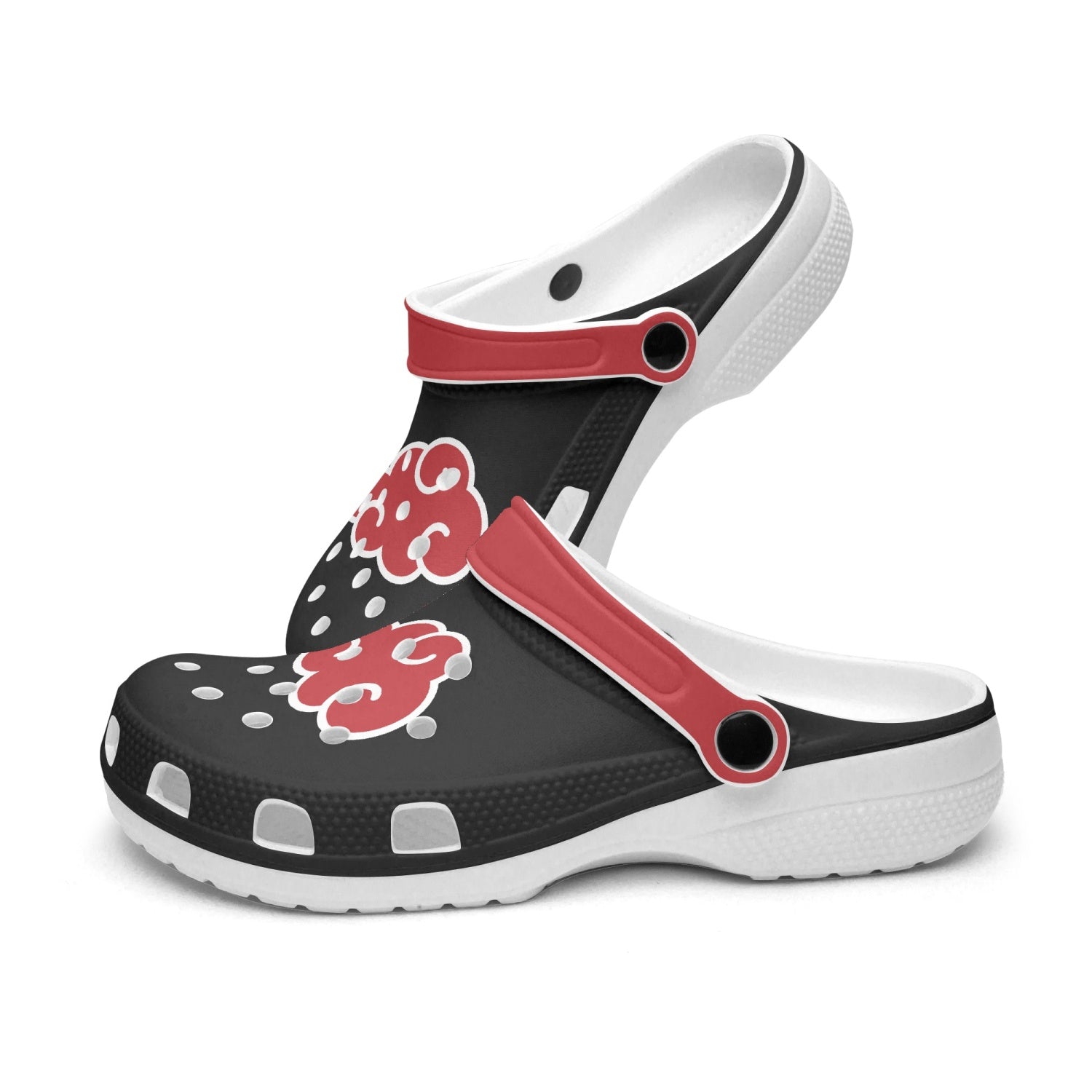 Akatsuki Naruto Single Cloud Custom Clogs