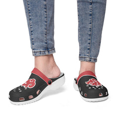 Akatsuki Naruto Single Cloud Custom Clogs