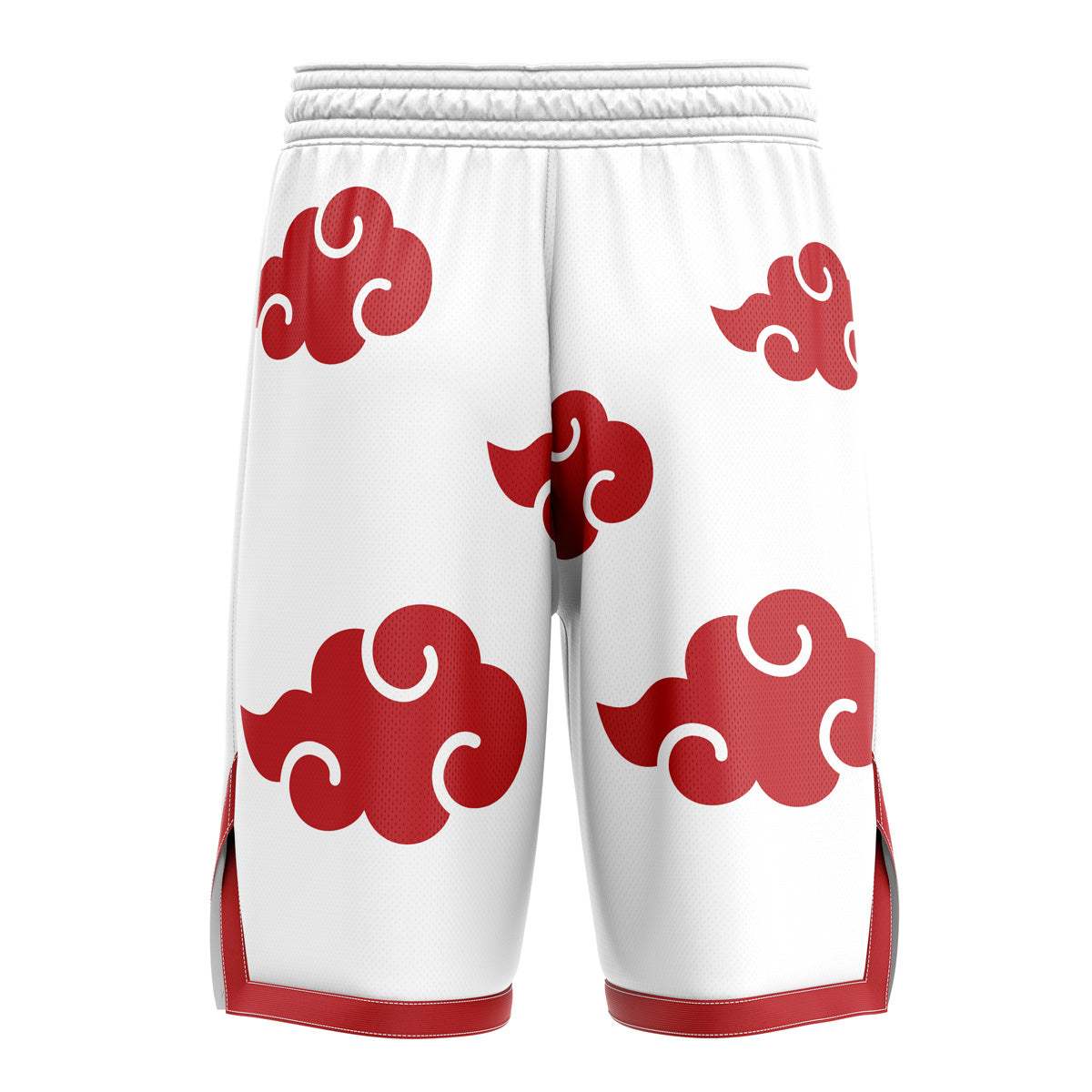 Akatsuki White Naruto Basketball Shorts