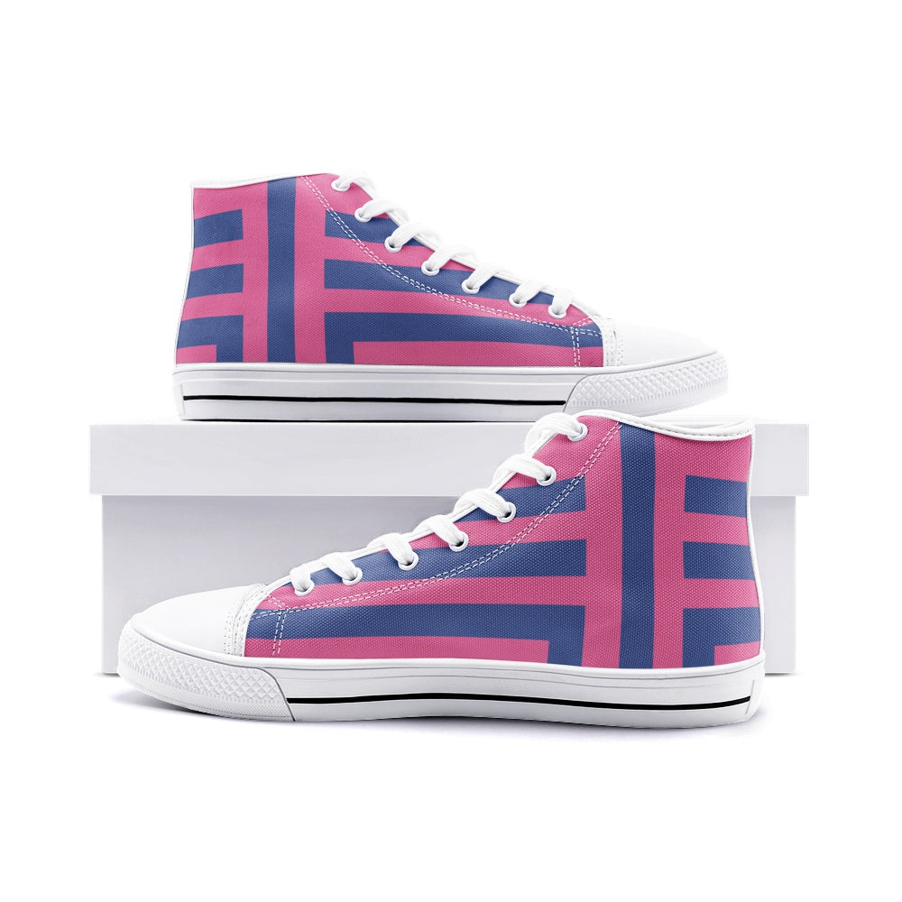 Akaza Demon Slayer Classic High Top Canvas Shoes