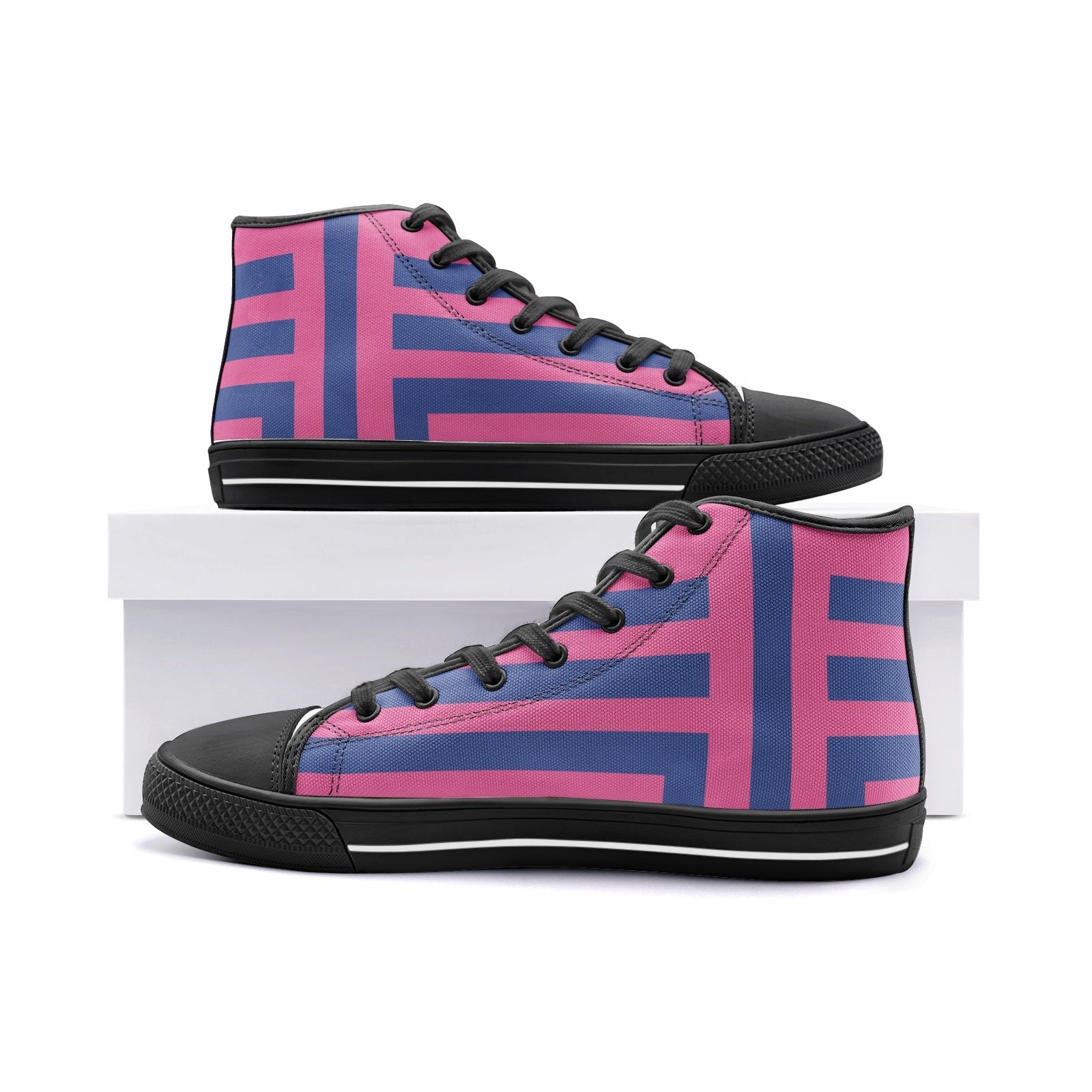 Akaza Demon Slayer Classic High Top Canvas Shoes