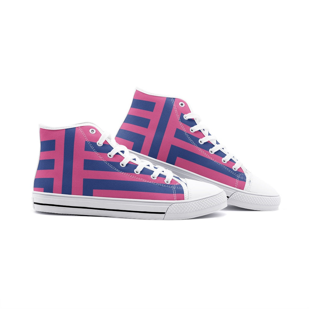 Akaza Demon Slayer Classic High Top Canvas Shoes