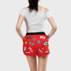 Akira Bike Decals Women Board Shorts