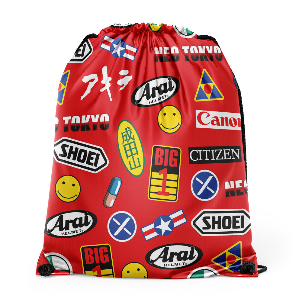 Akira Full Decals Drawstring Bag