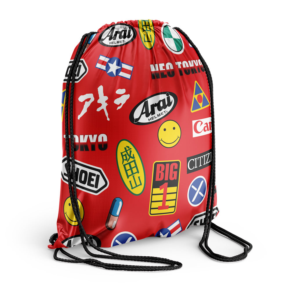 Akira Full Decals Drawstring Bag