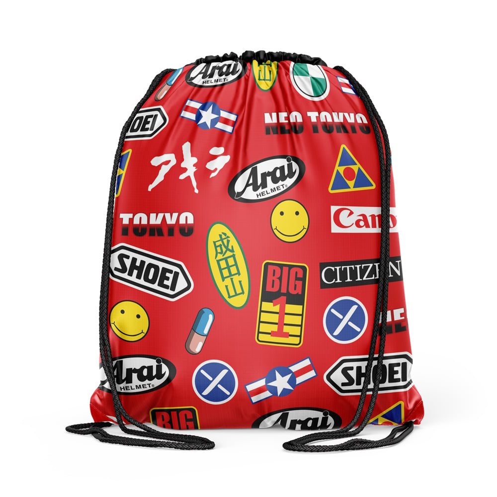 Akira Full Decals Drawstring Bag