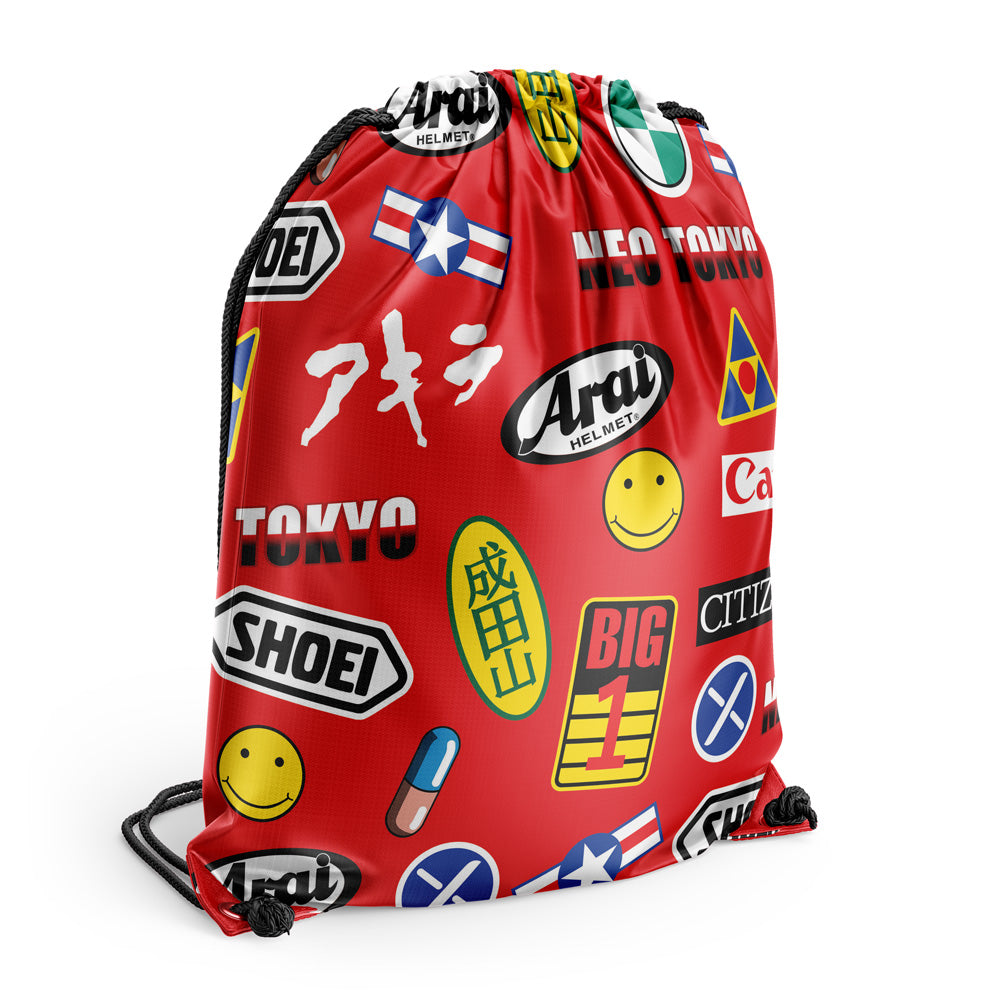 Akira Full Decals Drawstring Bag