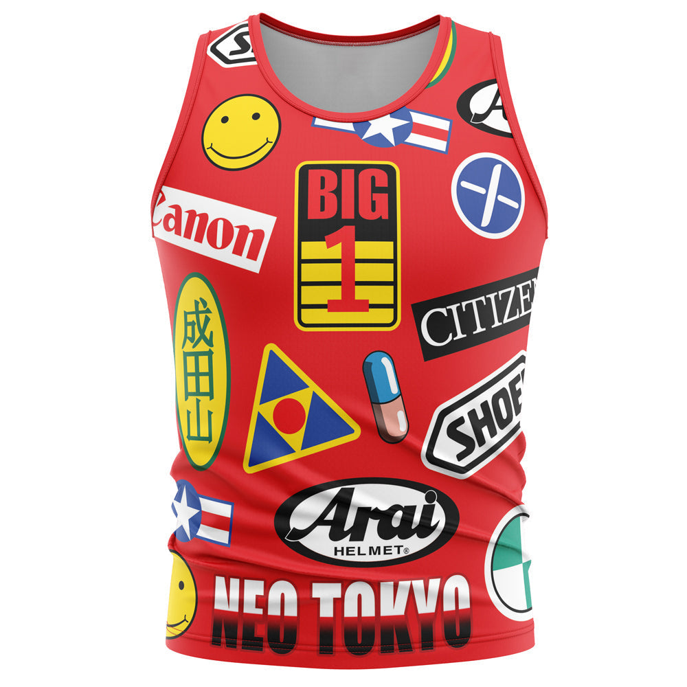 Akira Full Decals Tank Top