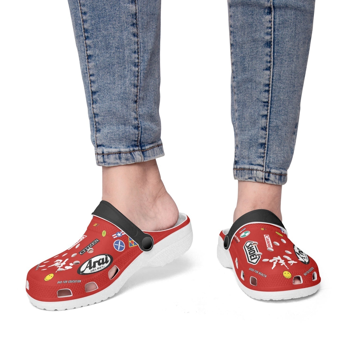 Akira Kaneda Bike Custom Clogs for Kids