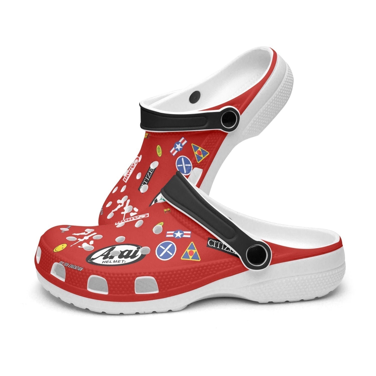 Akira Kaneda Bike Custom Clogs for Kids