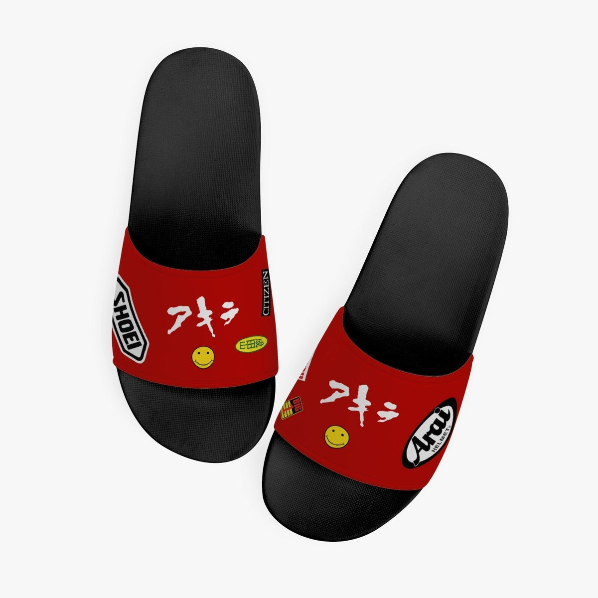 Akira Kaneda Bike Slides Custom Sandals