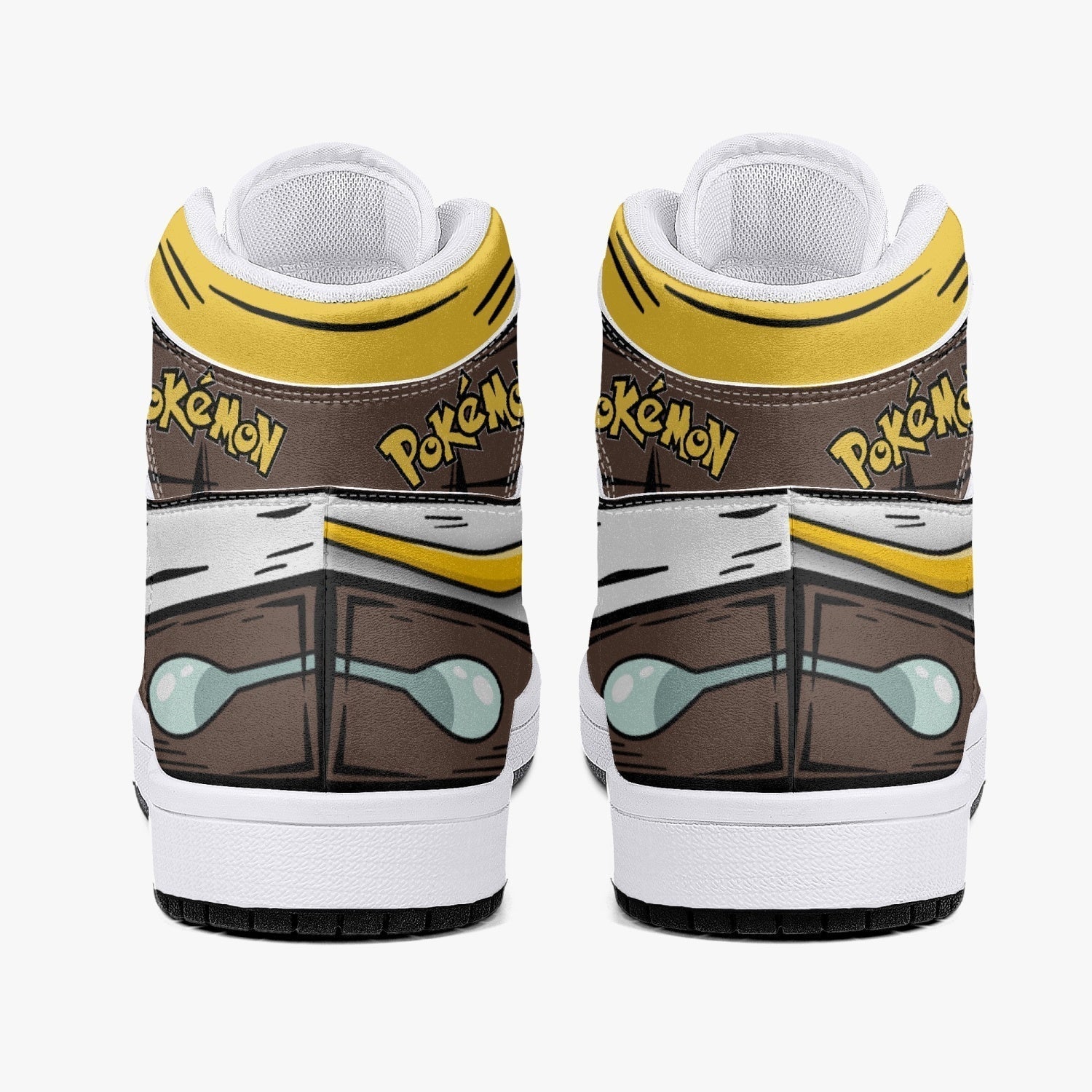 Alakazam Pokemon Mid 1 Basketball Shoes