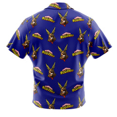 All Might My Hero Academia Button Up Hawaiian Shirt