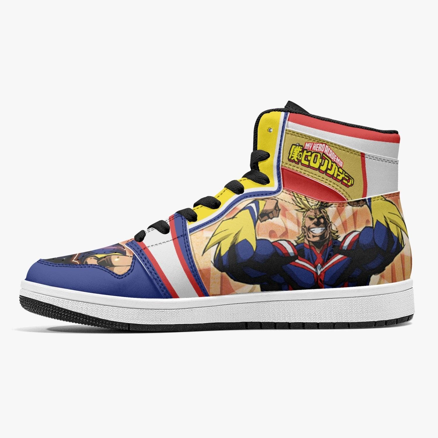 All Might Plus Ultra My Hero Academia Mid 1 Basketball Shoes