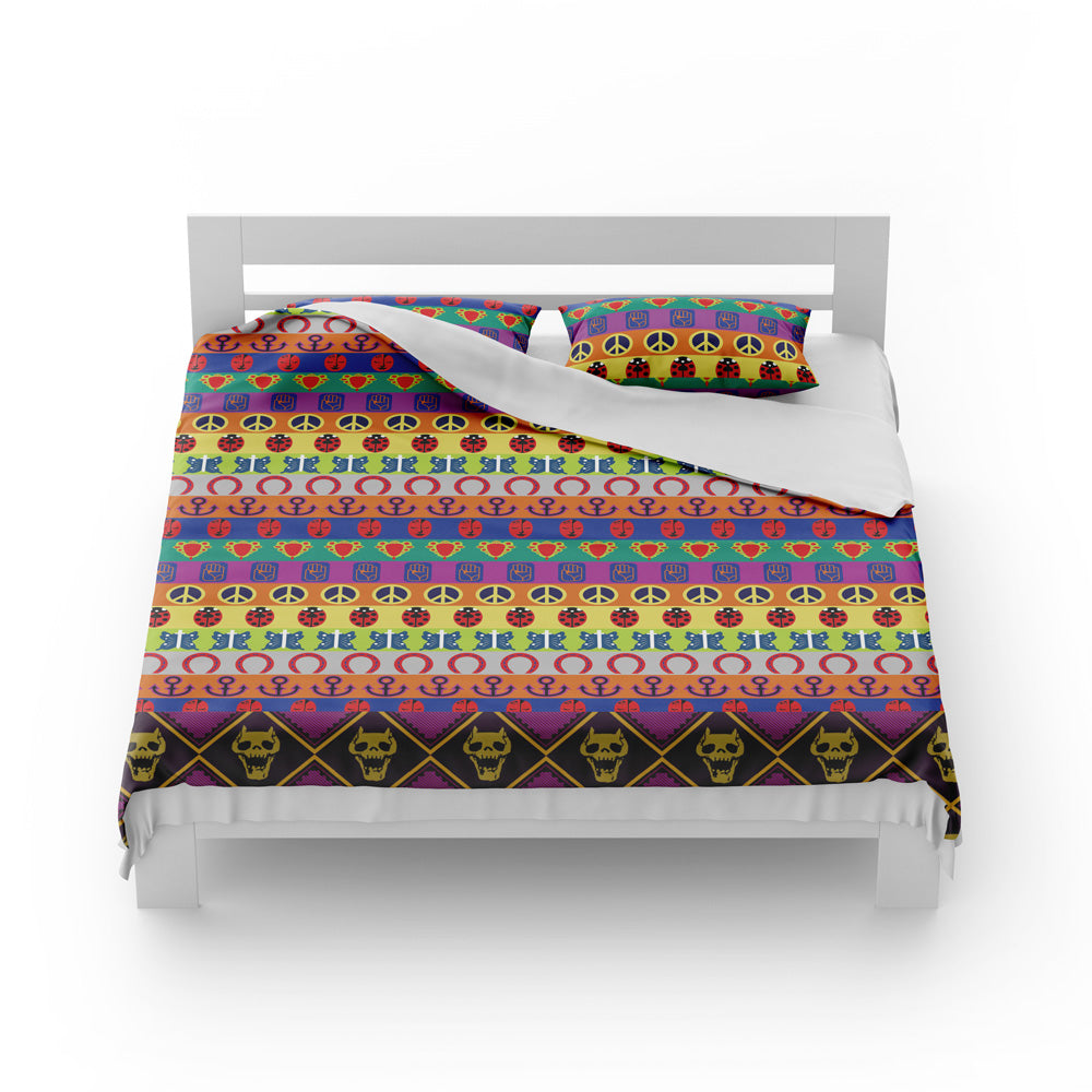 All Symbols Pattern Jojo's Bizarre Adventure Bedding Set