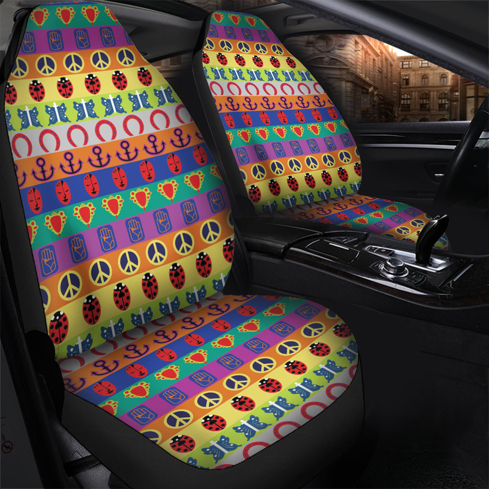 All Symbols Pattern Jojo's Bizarre Adventure Car Seat Covers