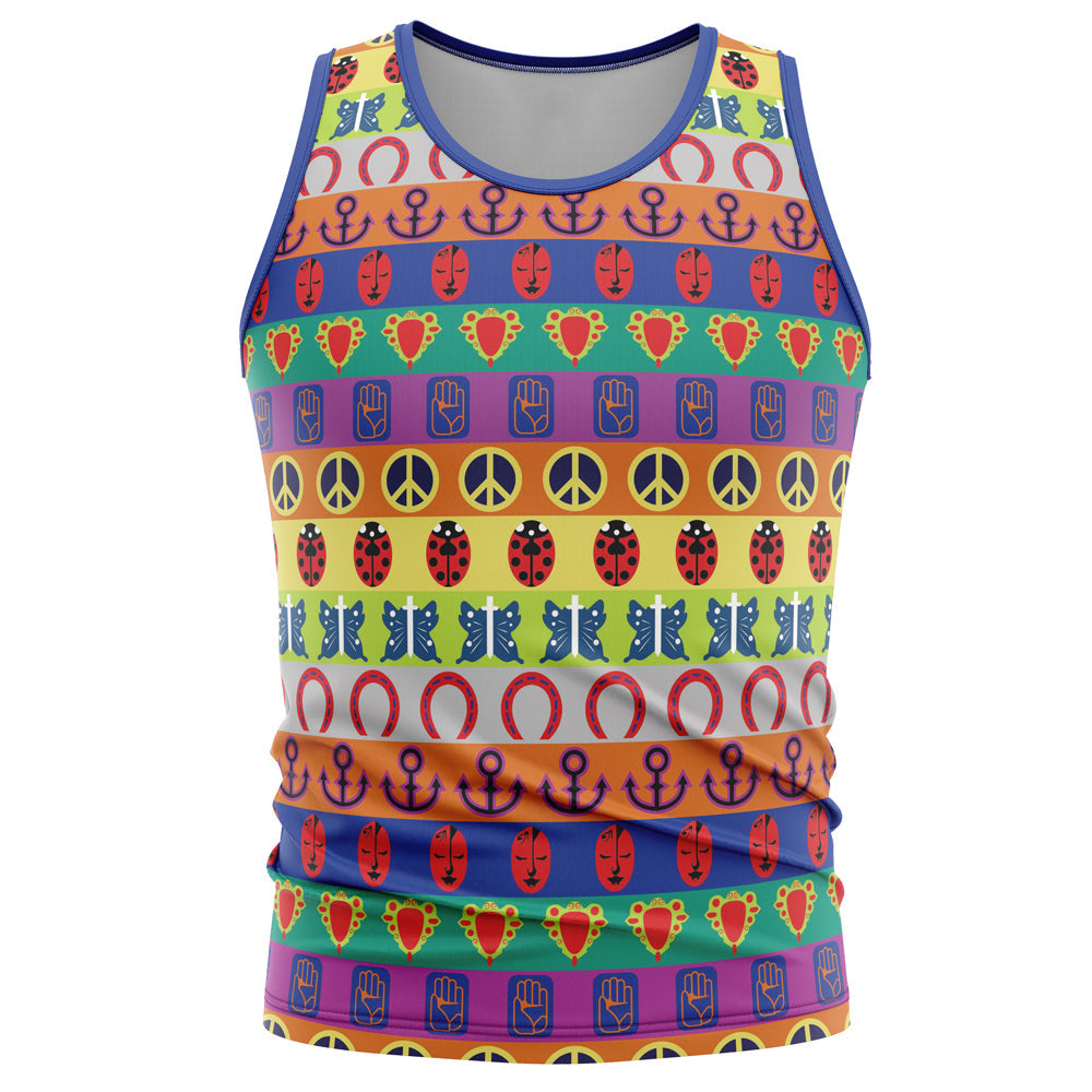 All Symbols Pattern Jojo's Bizarre Adventure Tank Top