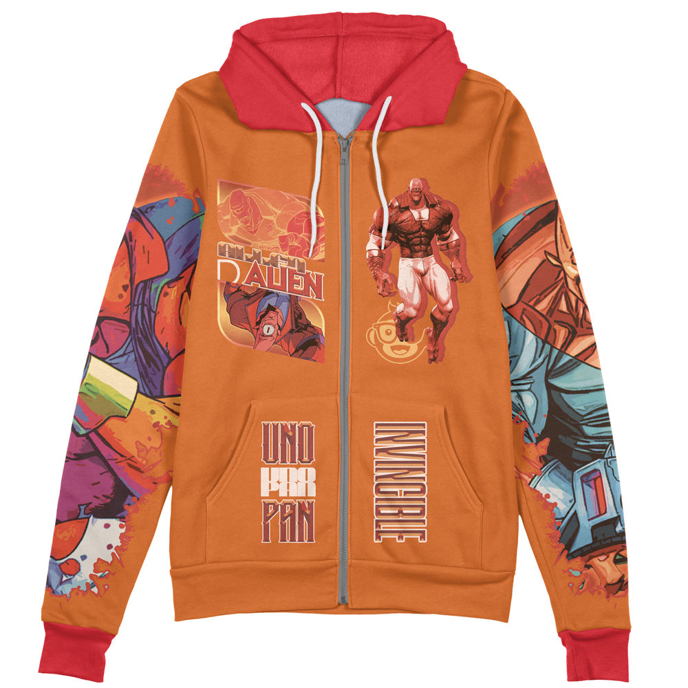 Allen the Alien Invincible Streetwear Zip Hoodie Jacket