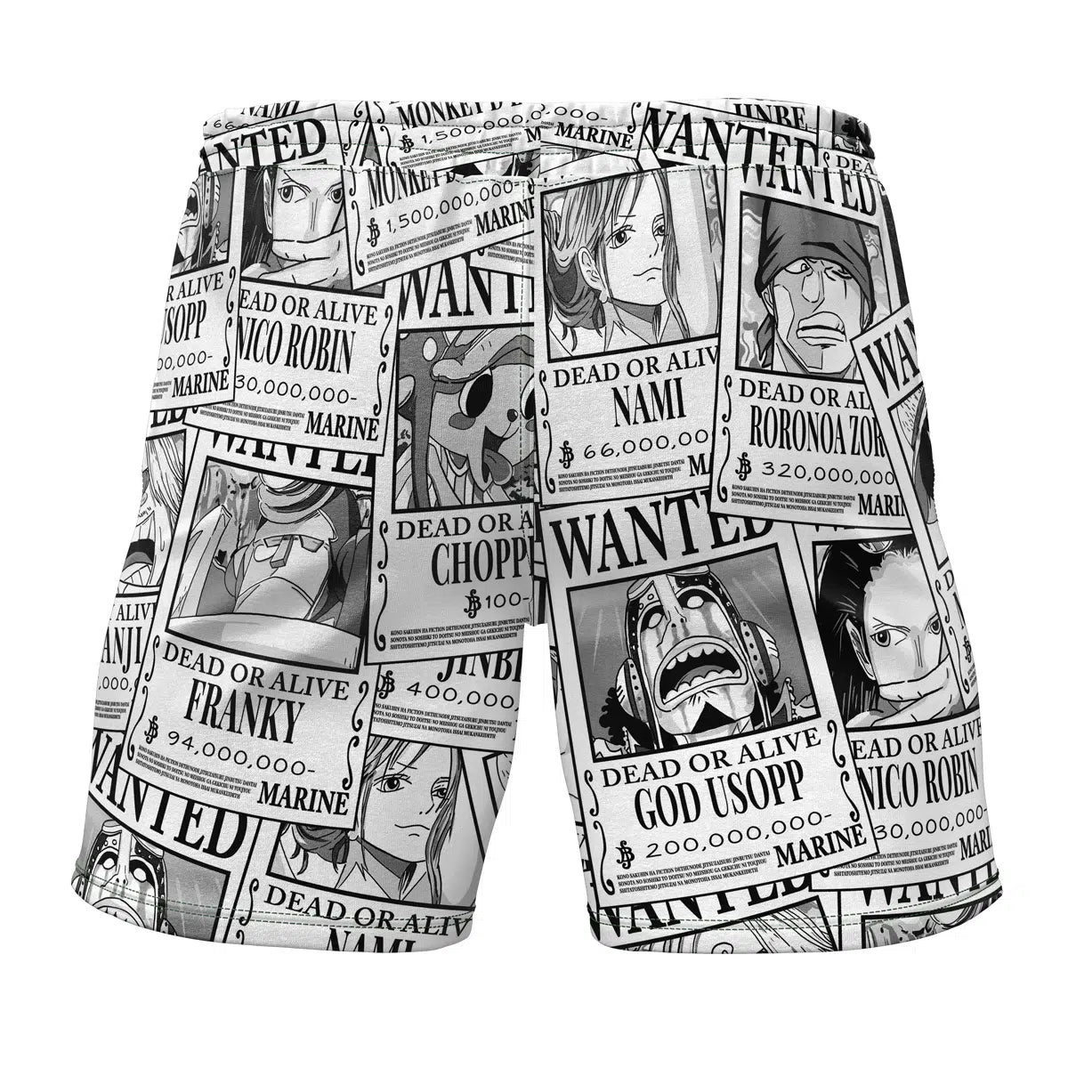 Aloha Strawhat Wanted One Piece Gym Shorts