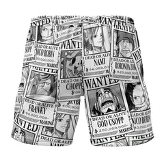 Aloha Strawhat Wanted One Piece Gym Shorts