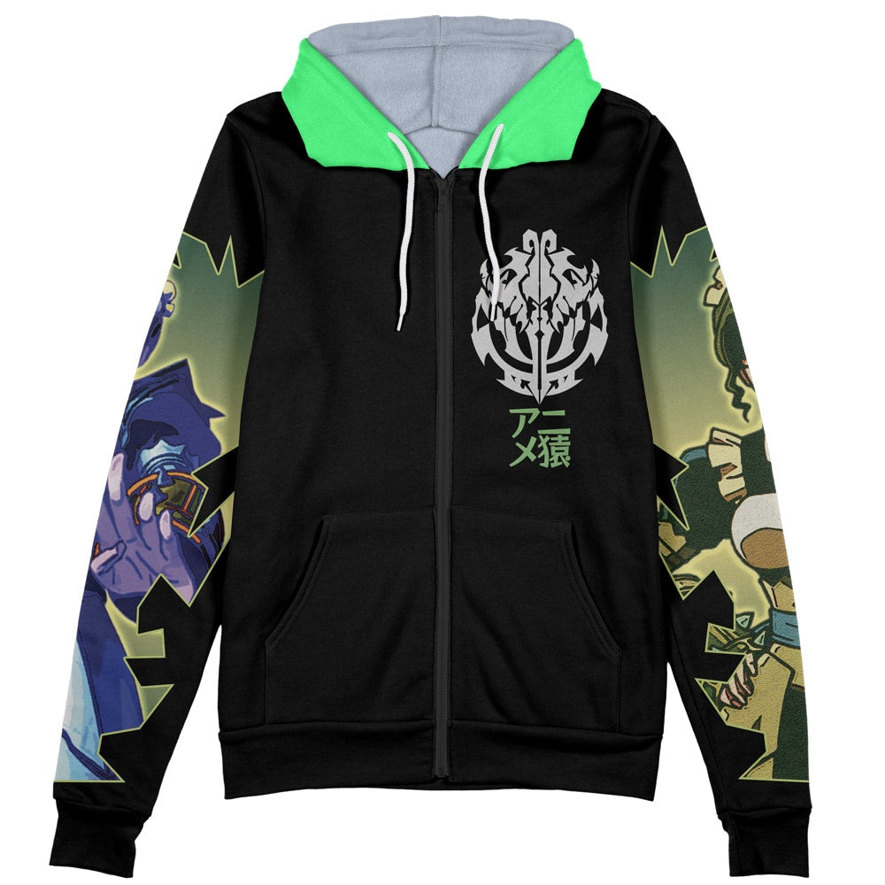 Yuri Alpha Pleiades Overlord Streetwear Zip Hoodie Jacket